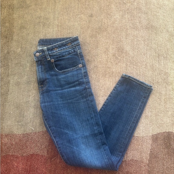 R13 Mid-Rise Boy Skinny - Sz 26 - Picture 1 of 6